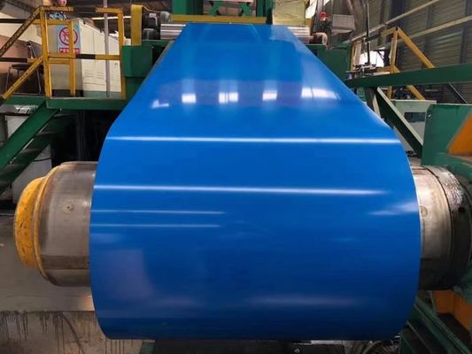 kopen 0.18mm-1.2mm Dikte Voorgeverfde stalen plaat met 15-20 micron polyestercoating en hoge recycleerbaarheid online manufacture