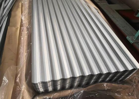 kopen 0.5mm DX51D AZ275 Galvalume gegolfde dakplaat met 800 mm effectieve breedte voor staalconstructies online manufacture