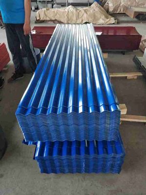 kopen ASTM CGCC Pre PaintASTM CGCC 24 Gauge voorgeschilderd gegolfd dakplaat voor metalen dakpanelend gegolfd dakplaat 24 Gauge gegolfd metalen dak online manufacture