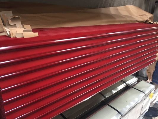 kopen Structurele 76 mm voorgeschilderde golfplaten dakplaat GI golfplaten met matte afwerking online manufacture